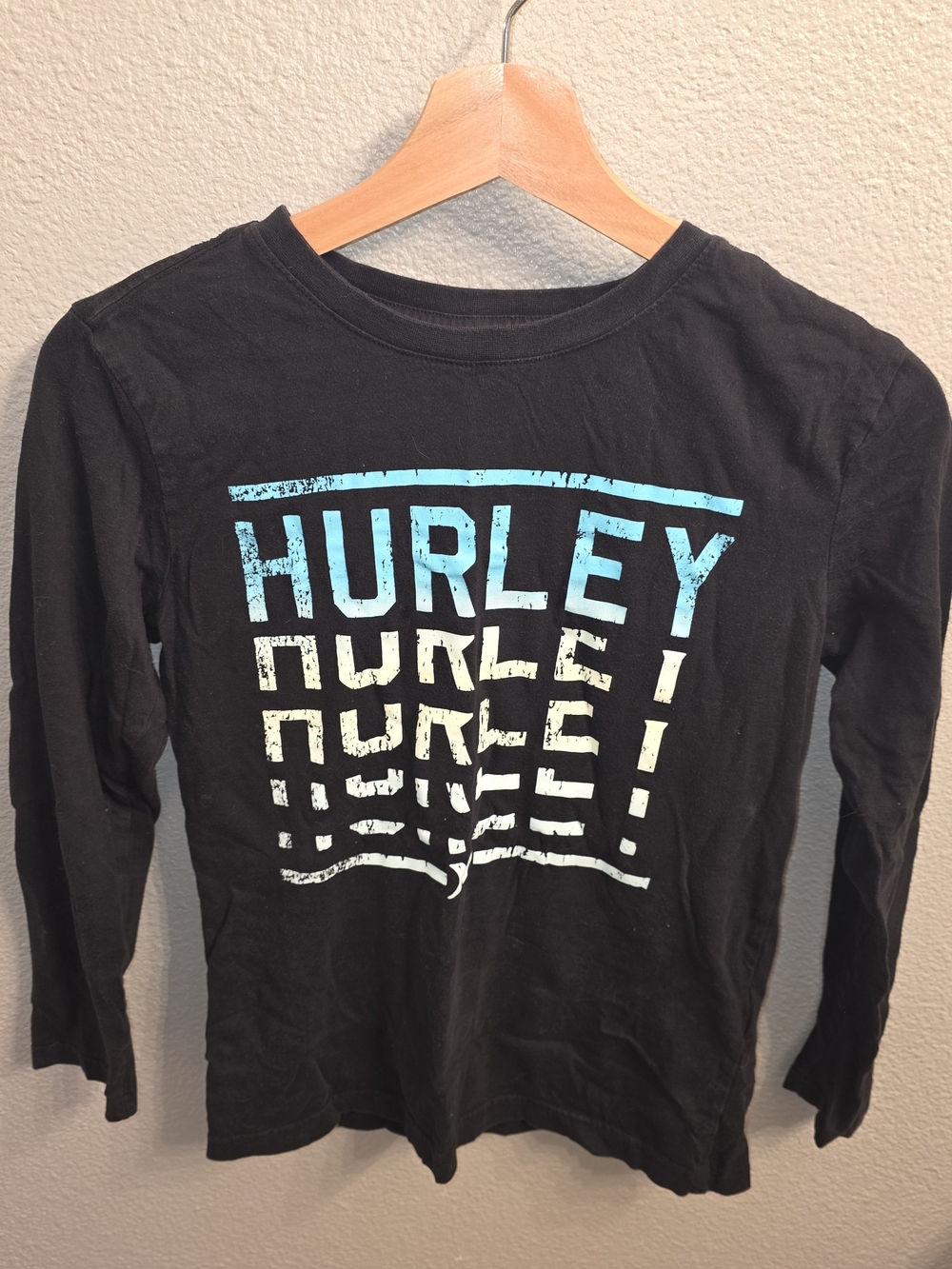 Hurley Kids' Black Long-Sleeve
